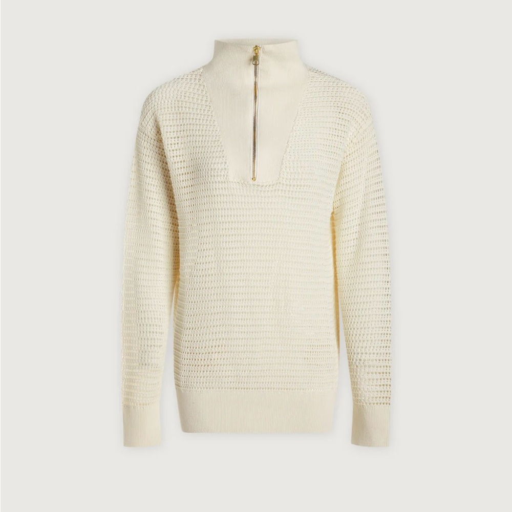 NWT Varley Knit Half-Zip Sweater